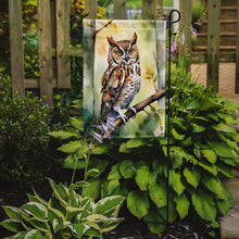 Load image into Gallery viewer, Eastern Screech Owl Garden Flag –  Garden Flag by Caroline's Treasures
