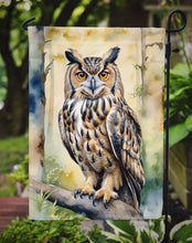 Load image into Gallery viewer, Eurasian Eagle Owl Garden Flag –  Garden Flag by Caroline's Treasures