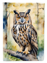 Load image into Gallery viewer, Eurasian Eagle Owl Garden Flag –  Garden Flag by Caroline's Treasures