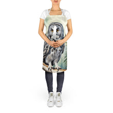Load image into Gallery viewer, Great Gray Owl Apron – Artist-Designed Kitchen, BBQ &amp; Craft Apron