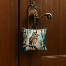 Load image into Gallery viewer, LongEared Owl Hanging Square Fabric Ornament 3.5 × 3.5