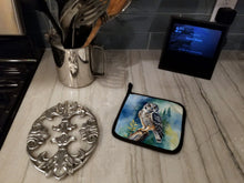 Load image into Gallery viewer, Northern Hawk Owl Pot Holders - Set of 2 Decorative Kitchen Helpers | Made in the USA