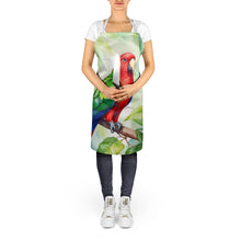 Load image into Gallery viewer, Eclectus Parrot Apron – Artist-Designed Kitchen, BBQ &amp; Craft Apron