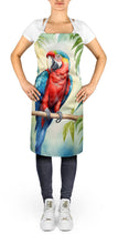 Load image into Gallery viewer, Macaw Parrot Apron – Artist-Designed Kitchen, BBQ &amp; Craft Apron