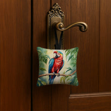 Load image into Gallery viewer, Macaw Parrot Hanging Square Fabric Ornament 3.5 × 3.5