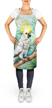 Load image into Gallery viewer, Sulphurcrested Cockatoo Apron – Artist-Designed Kitchen, BBQ &amp; Craft Apron