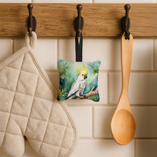 Load image into Gallery viewer, Sulphurcrested Cockatoo Hanging Square Fabric Ornament 3.5 × 3.5