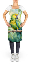 Load image into Gallery viewer, Yellownaped Amazon Parrot Apron – Artist-Designed Kitchen, BBQ &amp; Craft Apron