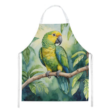 Load image into Gallery viewer, Yellownaped Amazon Parrot Apron – Artist-Designed Kitchen, BBQ &amp; Craft Apron