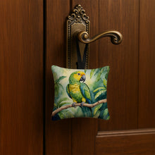 Load image into Gallery viewer, Yellownaped Amazon Parrot Hanging Square Fabric Ornament 3.5 × 3.5
