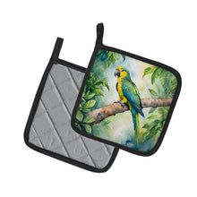 Load image into Gallery viewer, Yellownaped Amazon Parrot Pot Holders - Set of 2 Decorative Kitchen Helpers | Made in the USA