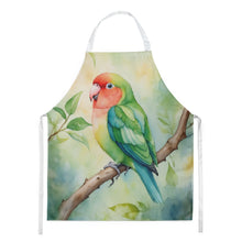 Load image into Gallery viewer, Peachfaced Lovebird Apron – Artist-Designed Kitchen, BBQ &amp; Craft Apron