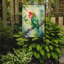 Load image into Gallery viewer, Peachfaced Lovebird Garden Flag –  Garden Flag by Caroline's Treasures