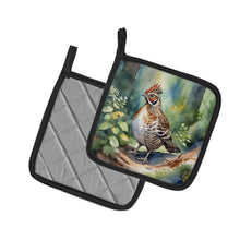Load image into Gallery viewer, Pennsylvania Ruffed Grouse Pot Holders - Set of 2 Decorative Kitchen Helpers | Made in the USA