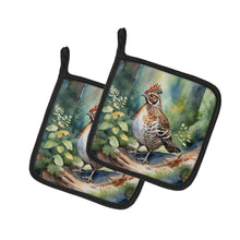 Load image into Gallery viewer, Pennsylvania Ruffed Grouse Pot Holders - Set of 2 Decorative Kitchen Helpers | Made in the USA
