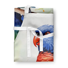 Load image into Gallery viewer, Rainbow Lorikeet Apron – Artist-Designed Kitchen, BBQ &amp; Craft Apron