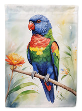 Load image into Gallery viewer, Rainbow Lorikeet Garden Flag –  Garden Flag by Caroline's Treasures