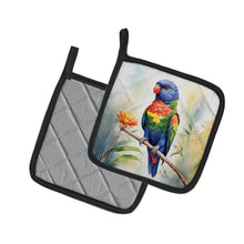 Load image into Gallery viewer, Rainbow Lorikeet Pot Holders - Set of 2 Decorative Kitchen Helpers | Made in the USA