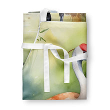 Load image into Gallery viewer, Sandhill Crane Apron – Artist-Designed Kitchen, BBQ &amp; Craft Apron