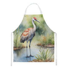 Load image into Gallery viewer, Sandhill Crane Apron – Artist-Designed Kitchen, BBQ &amp; Craft Apron