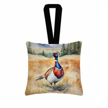 Load image into Gallery viewer, South Dakota Ringnecked Pheasant Hanging Square Fabric Ornament 3.5 × 3.5