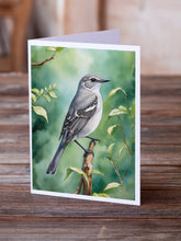 Load image into Gallery viewer, Tennessee Northern Mockingbird Greeting Cards - Blank Note Cards – 8-Pack of Artist-Designed Cards with Envelopes