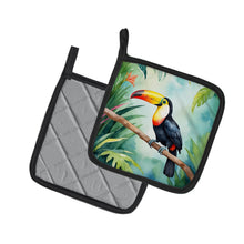 Load image into Gallery viewer, Toucan Pot Holders - Set of 2 Decorative Kitchen Helpers | Made in the USA