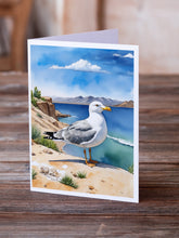 Load image into Gallery viewer, Utah California Gull Greeting Cards - Blank Note Cards – 8-Pack of Artist-Designed Cards with Envelopes