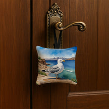Load image into Gallery viewer, Utah California Gull Hanging Square Fabric Ornament 3.5 × 3.5
