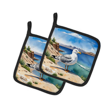 Load image into Gallery viewer, Utah California Gull Pot Holders - Set of 2 Decorative Kitchen Helpers | Made in the USA