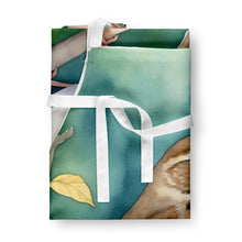 Load image into Gallery viewer, Vermont Hermit Thrush Apron – Artist-Designed Kitchen, BBQ &amp; Craft Apron