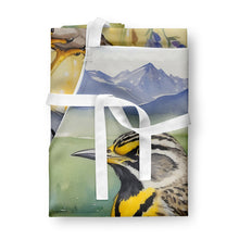Load image into Gallery viewer, Wyoming Western Meadowlark Apron – Artist-Designed Kitchen, BBQ &amp; Craft Apron