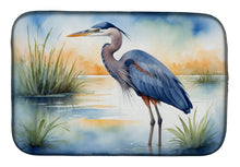 Load image into Gallery viewer, Blue Heron Emerging as the day fades Dish Drying Mat