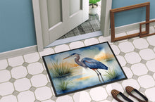 Load image into Gallery viewer, Blue Heron Emerging as the day fades Doormat - 18X27 Indoor / Outdoor Rug | Made in USA
