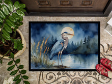 Load image into Gallery viewer, Blue Heron Under the Moonlight Doormat-24x36 Indoor / Outdoor Rug | Made in USA