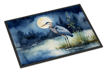 Load image into Gallery viewer, Blue Heron Under the Moonlight Doormat - 18X27 Indoor / Outdoor Rug | Made in USA