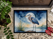 Load image into Gallery viewer, Blue Heron Under the Moonlight Doormat-24x36 Indoor / Outdoor Rug | Made in USA