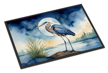 Load image into Gallery viewer, Blue Heron Under the Moonlight Doormat - 18X27 Indoor / Outdoor Rug | Made in USA