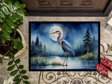 Load image into Gallery viewer, Blue Heron Under the Moonlight Doormat - 18X27 Indoor / Outdoor Rug | Made in USA