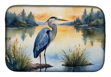 Load image into Gallery viewer, Blue Heron in the Golden Hour Dish Drying Mat