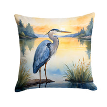 Load image into Gallery viewer, Blue Heron in the Golden Hour Throw Pillow