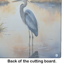 Load image into Gallery viewer, Blue Heron in the Golden Hour Glass Cutting Boards – Durable, Decorative Kitchen Art