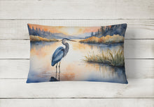 Load image into Gallery viewer, Blue Heron in the Golden Hour Throw Pillow