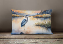 Load image into Gallery viewer, Blue Heron in the Golden Hour Throw Pillow