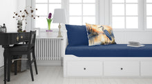 Load image into Gallery viewer, Blue Heron in the Golden Hour Standard Pillowcase – Artistic Decorative Front, White Back