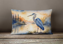 Load image into Gallery viewer, Blue Heron in the Golden Hour Throw Pillow