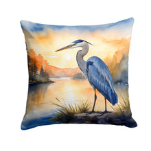 Load image into Gallery viewer, Blue Heron in the Golden Hour Throw Pillow