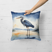 Load image into Gallery viewer, Blue Heron Barely Lit Sky Throw Pillow