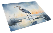 Load image into Gallery viewer, Blue Heron Barely Lit Sky Glass Cutting Boards – Durable, Decorative Kitchen Art