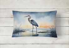 Load image into Gallery viewer, Blue Heron Barely Lit Sky Throw Pillow